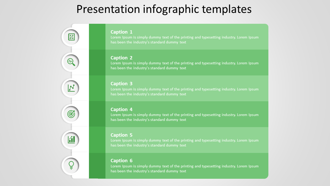 infographic presentation templates-6-green